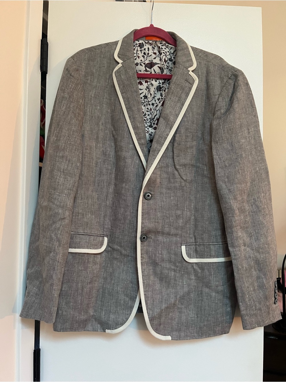 Men’s Macys Tallia 40R Linen Blazer